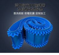 食品級藍色啞光PU輸送帶加